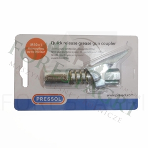 Special connector for grease guns and grease nipples