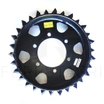 Aggressive feed roller, John Deere H480 - Left
