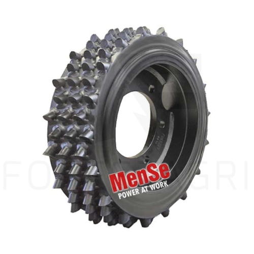 Rolka podająca z gumową amortyzacją, agresywna 22×24 John Deere H758 Poclain