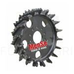 Steel feed roller XL, 16x14 spike John Deere H414