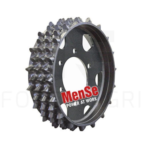 Stalowa rolka podająca - agresywna - 22x24 John Deere H480 Poclain