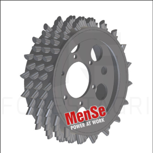 Steel feed roller, super aggressive SP 591