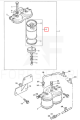 Filtr paliwa, fuel filter, Kraftstofffilter, degalų filtras, palivový filtr - F003129