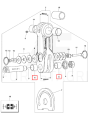tuleja, bushing, Buchse, įvorė, Втулка - F434387 Z F005461