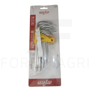 Set of Allen keys t10-t50