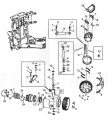 Ramię rolki podającej, Feed roller arm, Vorschubwalzenarm, Rameno podávacího válce, Padavimo ritinėlio svirtis, F063130, F639403, F64816
