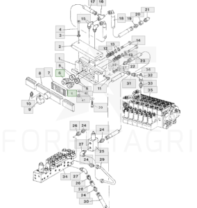 Frame brake piston - F021992