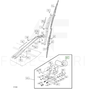 Wiper motor - F042830